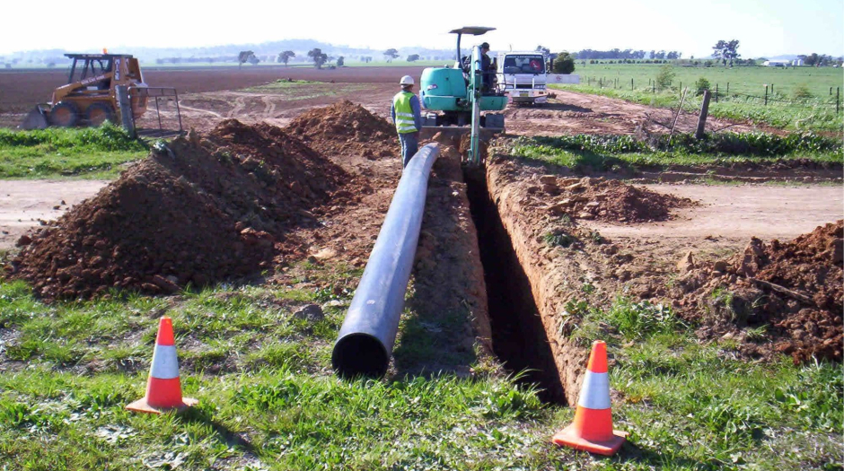 LACHLAN VALLEY FARMS - WATER SUPPLY &amp; RISING MAINS
